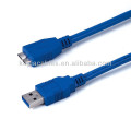 Câble SuperSpeed ​​USB 3.0, usb 3.0 am to micro bm cable, Type A à Type B Micro, M / M, 3 FT, Bleu